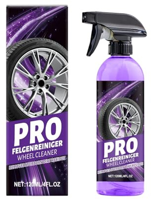 Tire Rim Cleaner,120ml Heavy-Duty Foaming Coating - Alloy Wheel Cleaner,for Car Interior Exterior Detailing Brake Engine Hub