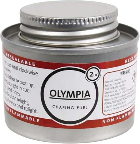 PNJB Chafing Fuel Can, Long-Lasting, Resealable Gel Fuel for Chafing Dishes, Buffet Warmers, Safe, Easy-to-Use, Portable Heating Fuel, Perfect for Hotels, Catering, Restaurants, Events (1Pcs)