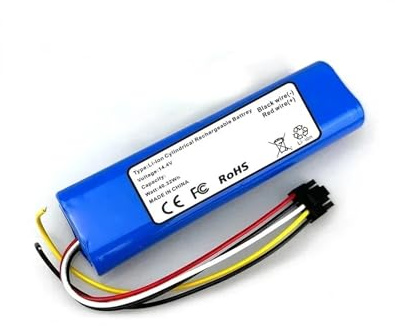 Batería de Repuesto Li-Ion 2800mAh 14.4V, Compatible con Cecotec Conga 3090 3091 3092 1690 1890 2090 Aspiradora Robot Repuestos(3000mah)