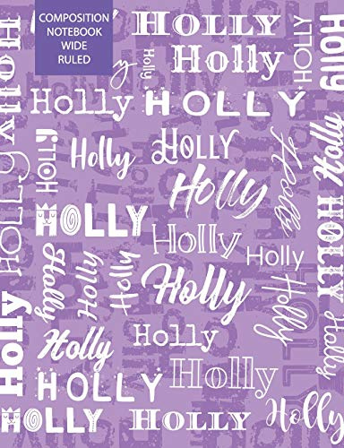 Holly Composition Notebook Wide Ruled