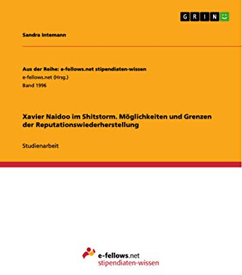 Xavier Naidoo im Shitstorm. Möglichkeiten und Grenzen der Reputationswiederherstellung