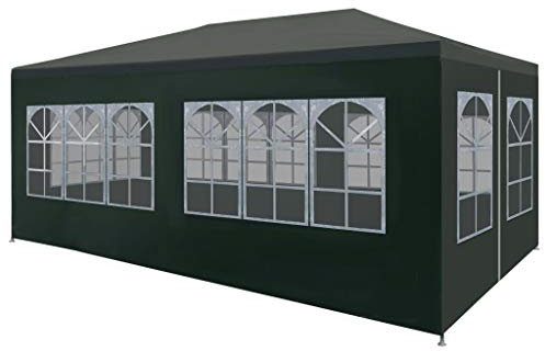 Tidyard Chapiteau de Jardin Protection UV Vert 3 x 6 m