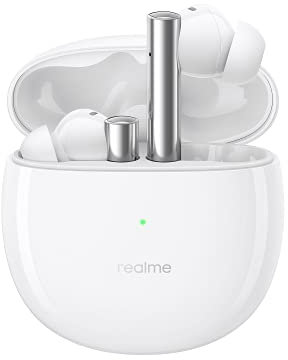 Realme Buds Air 2 Wireless Headphones, Active Noise Cancellation Bluetooth 5.2 TWS Earphones with 88ms Super Low Latency, 10mm Hi-Fi Bass Boost Driver, IPX5 Waterproof, 25 H Playtime