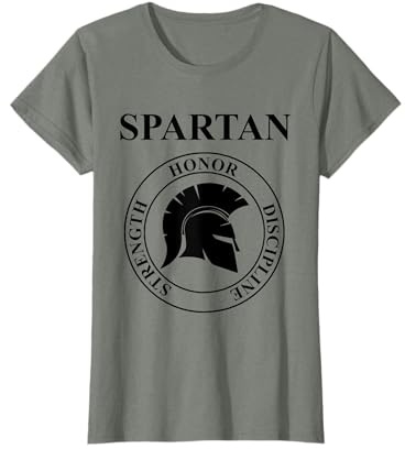 Casco Spartan Warrior Virtù di Sparta Maglietta