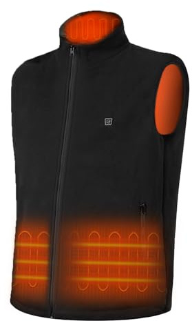 DR.PREPARE Heated Gilet, Unisex Electric Heated Vest, Winter Heated Body Warmer with 3 Heat Levels