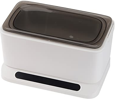 LEIYTFE Glasses Ultrasonic Cleaner,800ml Portable Ultrasonic Cleaner Machine for Cleaning Eyeglasses,Jewelry, Rings,Silver,with 3 Min Timing,40W Jewellery Cleaner