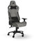 Corsair T3 RUSH Fabric Gaming Chair (2023) – Racing-Inspired Design – Soft Fabric Exterior – Padded Neck Cushion – Memory Foam Lumbar Support – Adjustable Seat Height – Grey/Charcoal