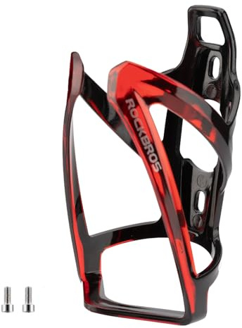 ROCKBROS Porta Borraccia in PC 1 Pezzo, Portaborraccia per MTB Bicicletta E-bike, Ultraleggero Universale, Con Viti e Chive Esagonale, 5 Colori Disponibili, Accessori Bici