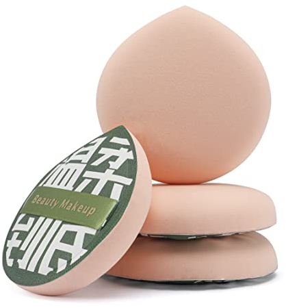 FERYES Large Teardrop Powder Puff for Foundation & Concealer, Makeup Setting Puff for Loose Powder, Cosmetics, 1 PCS