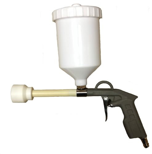 Tribostatic - Pistola per verniciatura a polvere, 600 ml, 1,5 bar fino a 3,0 bar, funzionamento ad aria compressa, ugello a spruzzo Ø 35 mm