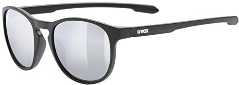 Uvex LGL 53 Sonnenbrille, black matt/mirror silver, one size
