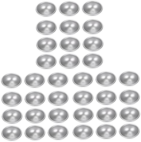 SEWACC 36stücke Aluminiumlegierung Halbkugel Formen Für Badebomben Und Seifenherstellung Hochwertige Molds Für Kreative Badewannen-erlebnisse