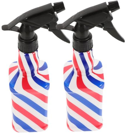 SKISUNO 2pcs Travel Spray Bottles Pump Sprayer Mister Hair Water Spray Bottle for Cleaning Cats Plants Kitchen Bathroom
