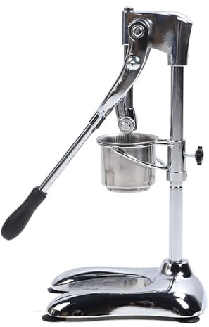 Aoveew Exprimidor manual de patatas fritas largas Extrusora de patatas de acero inoxidable de primera calidad para patatas fritas largas y uniformes, ideal para uso comercial y