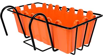 BESPORTBLE Hängender Blumentopf Aus Eisen Robust Und Langlebig Mit Einfachem Aufhängesystem Für Zäune Und Handläufe Für Balkon Und Garten