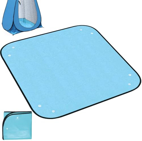 39.37 Camp Shower Tent Mat Non Slip Camping Mat Foldable Outdoor Shower Tent Floor Mat Portable Changing Tents Bottom Pad Protect Feet Keep Clean (Only Mat)