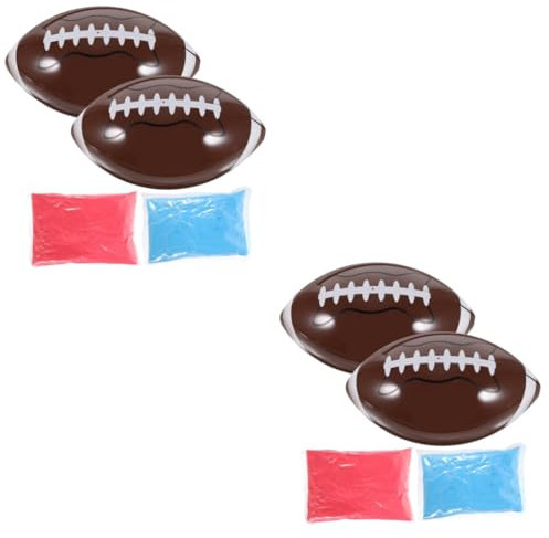 Cabilock 2 Set Palloni Da Rugby Gender Reveal Con Polvere Colorata Per Feste Per Del Del Decorazione Creativa Per Compleanni E Speciali 2 Pezzi * 2