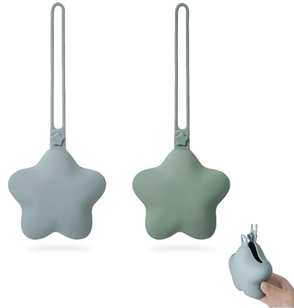 Confezione da 2 Scatole Porta Ciuccio in Silicone Scatola Porta Ciuccio Silicone Alimentare Facile da Pulire Portatile Adatto a Neonati e Bambini Piccoli