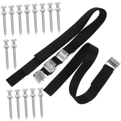 BESPORTBLE Zapatos Aireadores de Césped con Pinchos Metálicos Duraderos Correa Ajustable Ligera para Jardín y Patio para Aireación del Suelo y Crecimiento Saludable del Césped