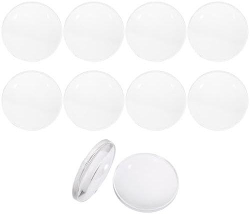 SECFOU 10 Stück 37mm Acryl Vr Brillenlinsen Ersatzlinsen Klar mit Anti Schwindel Effekt Zubehör für 3D Vr Headsets und Virtual Reality Anwendungen