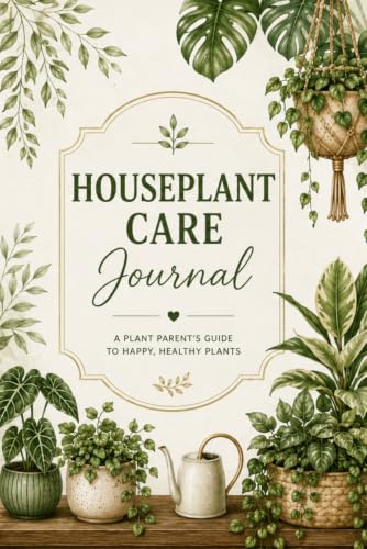 Houseplant Care Journal: Track, Organize and Nurture Your Indoor Plants | Plant Profiles, Watering Logs, Care Trackers, Propagation Records and Growth Milestones