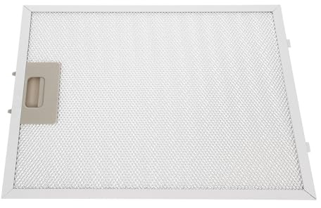 GARVALON Range Hood Vent Filter Net Anti-Oil Filter Net Aluminium Foil Rectangle 320mm x 260mm Replacement for Kitchen Range Hood