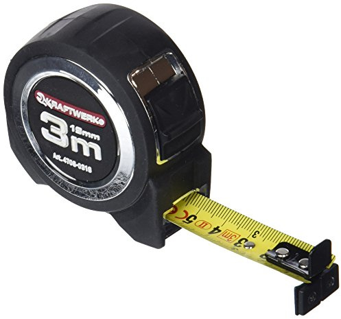 Kraftwerk 4706-0319 Mètre enrouleur professionnel 3 m x 19 mm