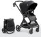 ELITTLE EMU Gegen Fahrtrichtung Buggy Kinderwagen Faltbar kompakter Baby Buggy Schwarz Wendesitz Kinderwagen mit Liegefunktion für Klein von 0 bis 3 Jahre (0-25 kg)