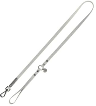 Trixie Hundeleine CityStyle S-M, 1,20 m/13 mm hellgrau – Hochwertige PVC-Leine für Hunde – rutschfest, wasserabweisend & abwaschbar für kleine, mittelgroße & große Hunde, 1971016