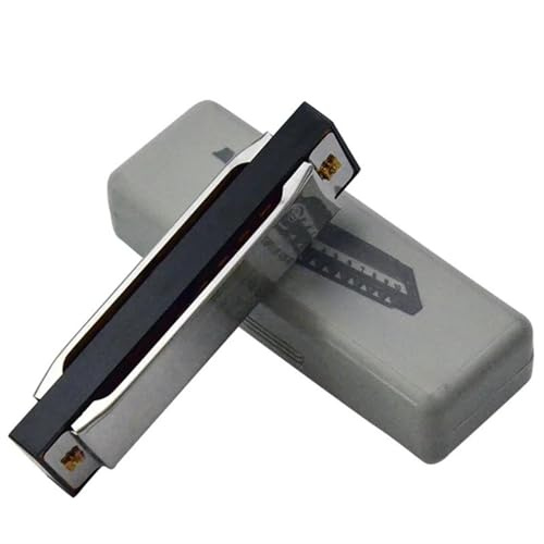 Mundharmonika Loch Blues Mundharmonika C Key Holzblasinstrument Musikinstrument diatonische Harfe Metallabdeckung ABS Kamm Melodica Mund