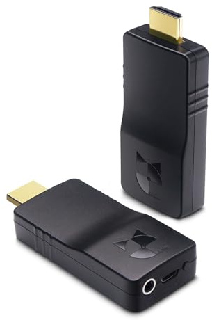 DDMALL Receptor transmisor HDMI inalámbrico Ultra HD 4K, extensor para señal HDMI a través de WiFi, colaboración en conferencias, conmutación de distribución AV de muchos a muchos con control de