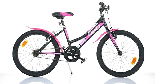 Dino Bikes Bicicletta Bambina 20 pollici nero e rosa