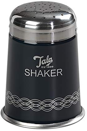 Tala Originals Sugar Shaker in Indigo and Ivory Design, Ideal for Using with Icing Sugar or Coco Powder