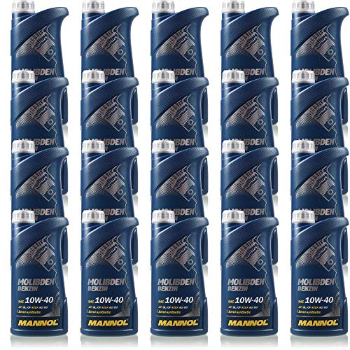 QR-Parts Set 85493988 MN7505-1 20L Original MANNOL Molibden Benzin 10W-40 API SL/CF Öl Motoröl