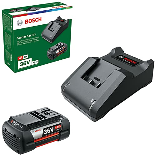 Bosch Starter Set 36 V (1 Battery 36 V 4.0 Ah, Charger AL 36 V - 20, in Carton Packaging)