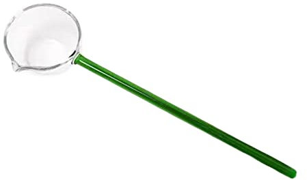 Louche de cuisson pour sauce, punch, soupe, œuf, restaurant, vert, 252 x 62 mm