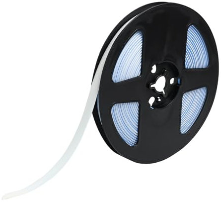 Waterproof Sealant Tape, 8MM Self Adhesive Caulk Strip for Bath, Shower, Sink, Stove, Toilet - Decorative Sealing Trim - 6M (White)