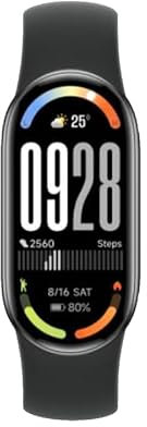 Xiaomi Smart Band 10 (Fitness Tracker), 1.72 AMOLED display, multimateriale, autonomia 21 gg, ricarica rapida, 150+ sport, monitoraggio benessere e sonno, HyperOS 2.0, resistente 5ATM, Compass, Nero