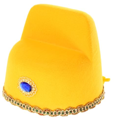 HEMOTON Barnhatt Nummer Ett Kinesisk Huvudbonad I Antik Stil Kinesisk Hatt Rollspel Cosplay Hatt Rekvisita Traditionell Hatt Kinesiska Hattar För Barn Hatt Scen Kinesisk Stil Antik Mössa