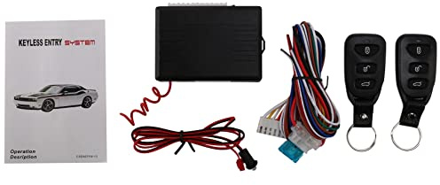 Aboiled Universalauto Alarmanlagen Auto Fernbedienung Zentralverriegelung Tuerschloss Keyless Entry System Zentralverriegelung mit Fernbedienung