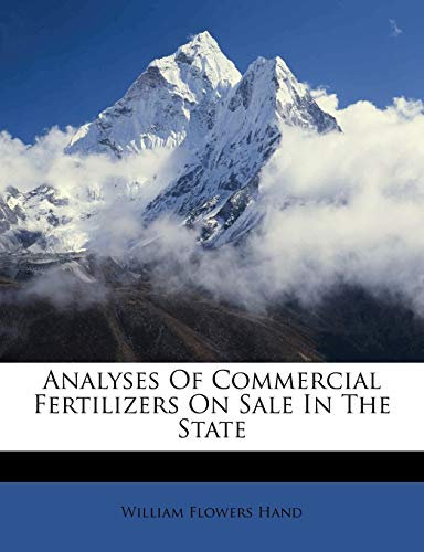 Analyses Of Commercial Fertilizers On Sale In The State