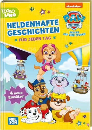 PAW Patrol Geschichtenbuch: Heldenhafte Geschichten für jeden Tag: 4 Einsätze aus der TV-Serie spannend nacherzählt | Vorlesegeschichten ab 3 Jahren mit Marshall, Rubble, Chase, Rocky und Skye