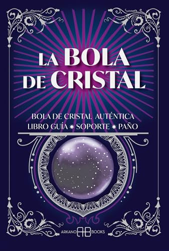 La bola de cristal: Bola de cristal auténtica, Libro guía,soporte y paño. (ARKANO BOOK)