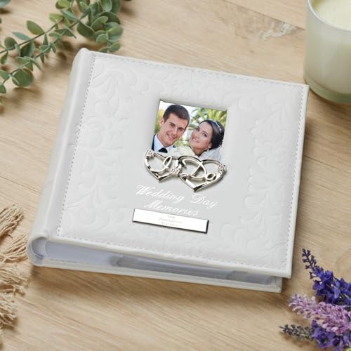 Large Personalised Wedding Day Photo Picture Album Keepsake Gift