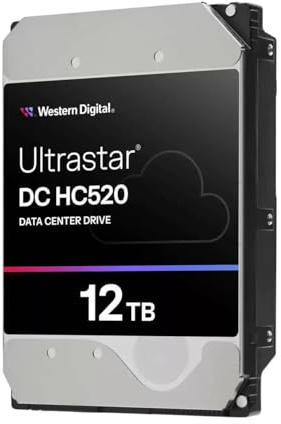 Hgst Disque dur 0f30146 3,5 12 To Es 72000rpm 256mb SATA 6 Go/s 512e Se Ultrastar He12 Bare 198943