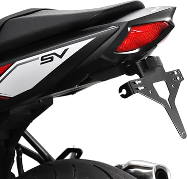 ZIEGER Motorrad Kennzeichenhalter kompatibel mit: Suzuki SV 650