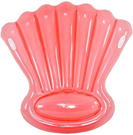 Jilong Jumbo Shell - XXL Poolmatratze Muschel Luftmatratze aufblasbare Wasserliege 147x147x20 cm