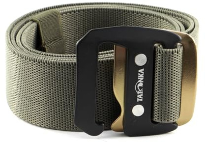 Tatonka Cintura Elastica da 38 mm, con Pratica Chiusura a Gancio, Lunghezza 125 cm, Lunghezza 3,8 cm