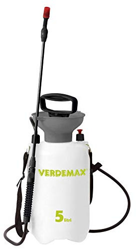 Verdemax 5972 - Nebulizzatore a Pressione Professionale, 5 Litri, Colore: Bianco