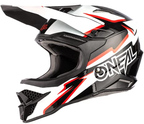 O'NEAL | Motocross-Helm | MX Enduro | ABS-Schale, Lüftungsöffnungen für optimale Belüftung & Kühlung | 3SRS Helmet Voltage | Erwachsene